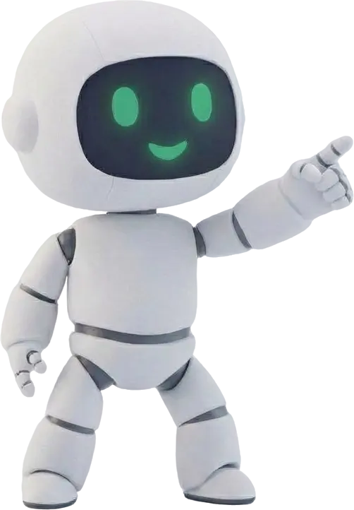 EvoWeb mascotte pointing