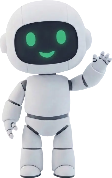 EvoWeb mascotte waving