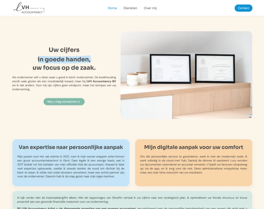 LVH accoutancy BV - Home pagina